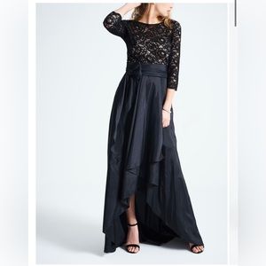 Laura Black Lace High-low Formal Dress